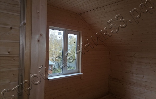 4 Каркасно-щитовой дом  Д-9, 7х7м, 89  М², Московская область, Ногинский район, СНТ Горьковское болото. (5)